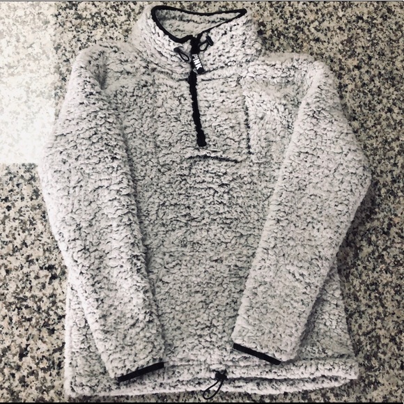 PINK Victoria's Secret Tops - PINK Sherpa Hoodie